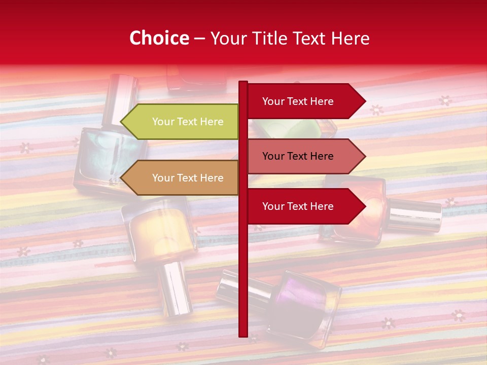 Nail Polish Background PowerPoint Template