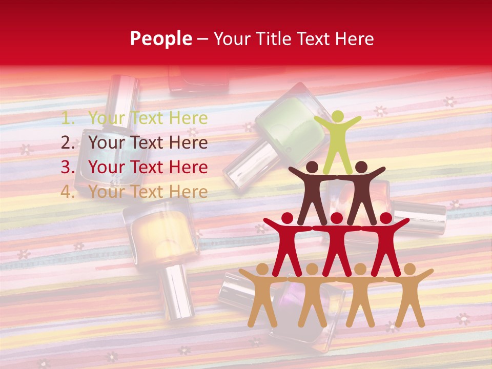 Nail Polish Background PowerPoint Template