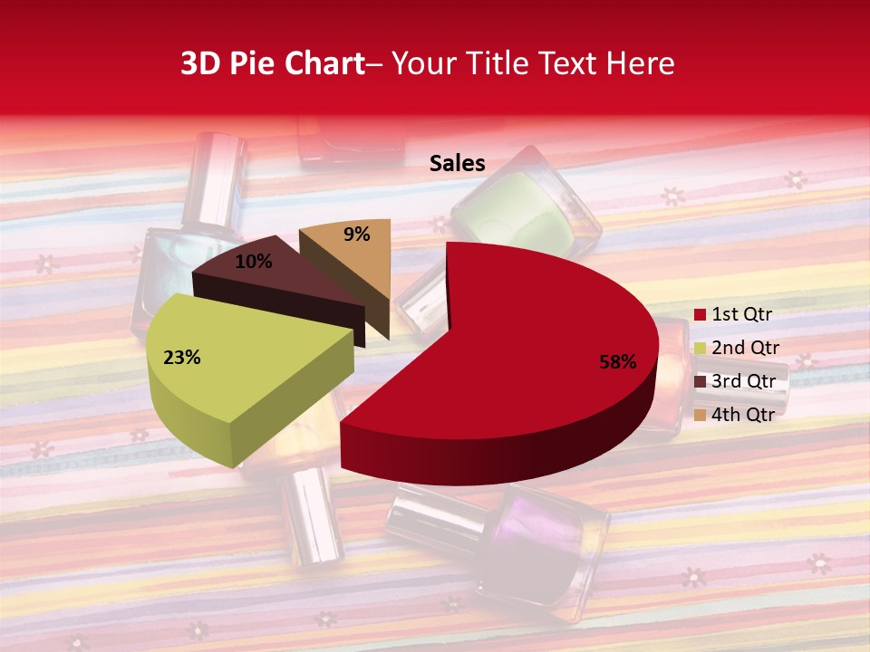 Nail Polish Background PowerPoint Template