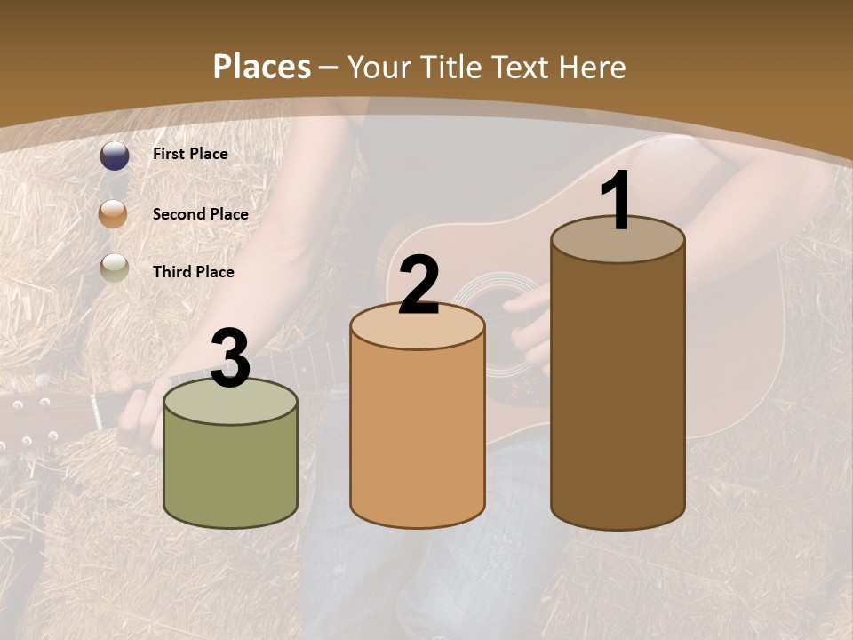 Country Guitar PowerPoint Template