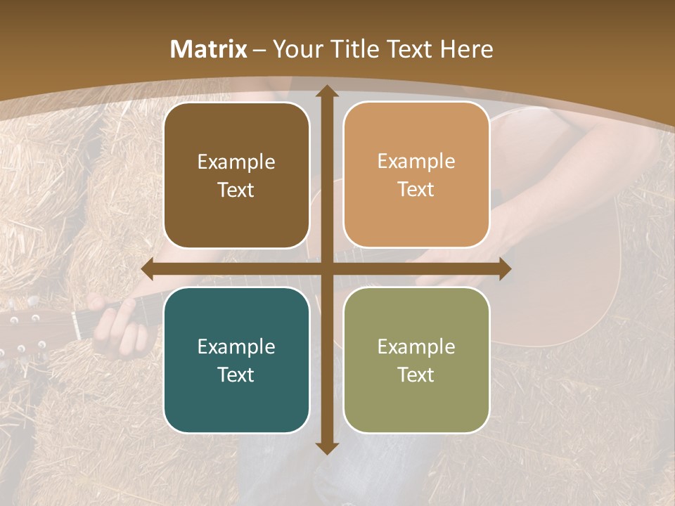 Country Guitar PowerPoint Template