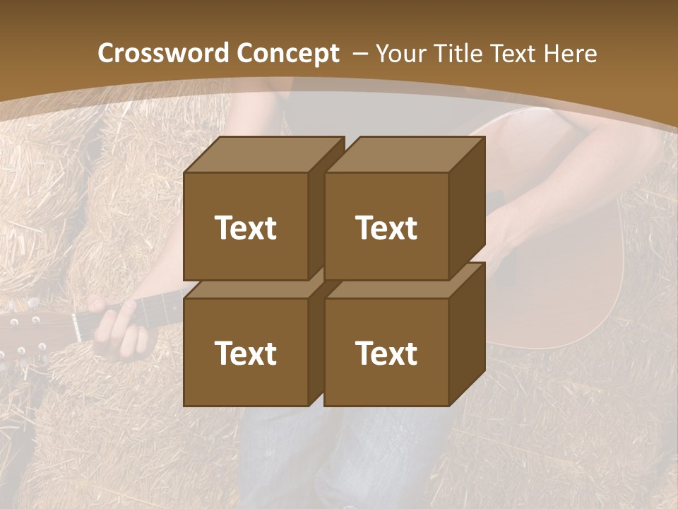 Country Guitar PowerPoint Template