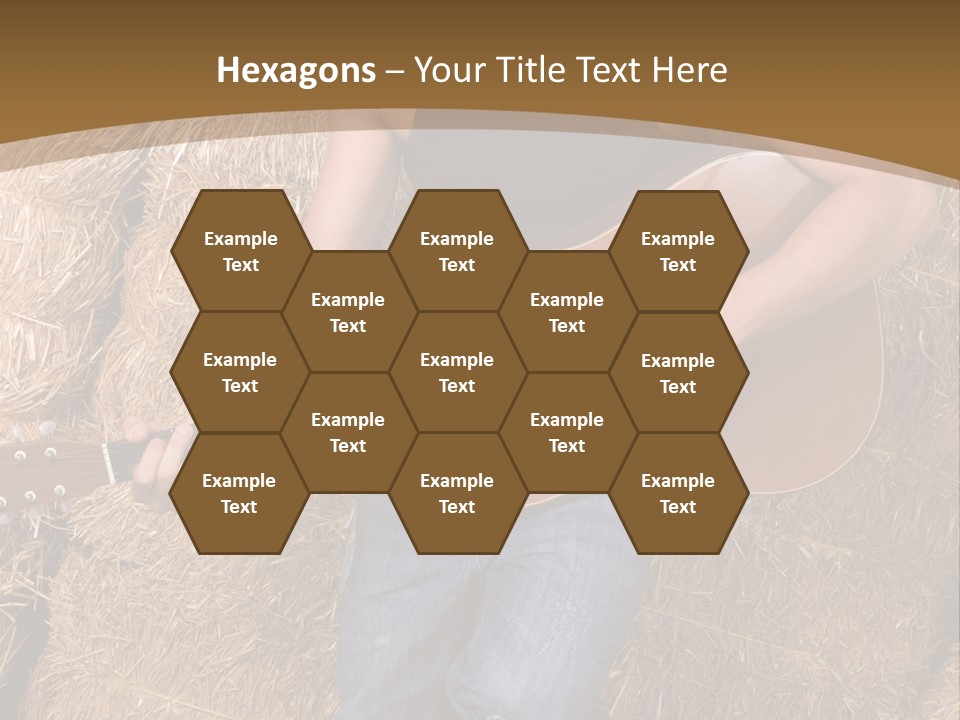 Country Guitar PowerPoint Template