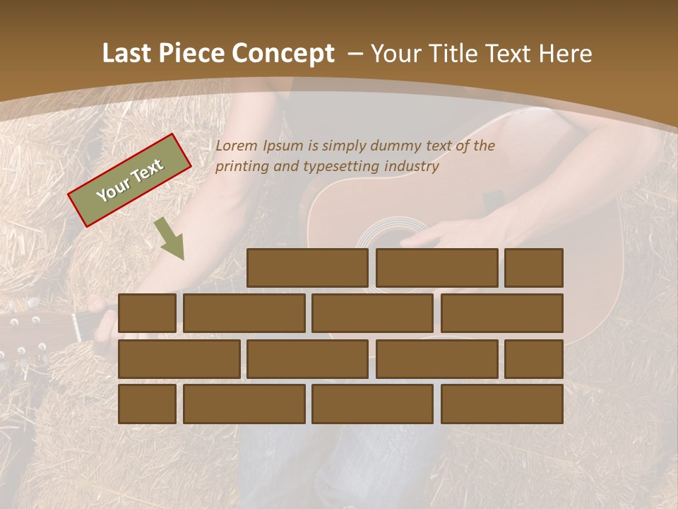 Country Guitar PowerPoint Template