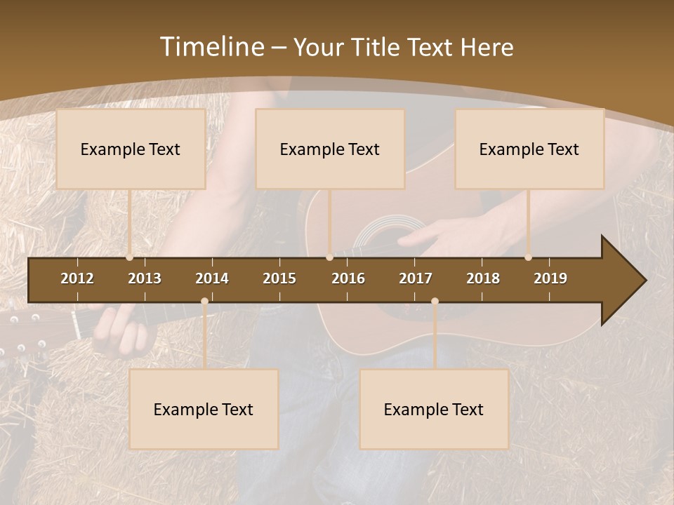 Country Guitar PowerPoint Template