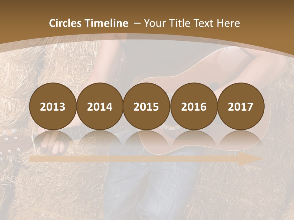 Country Guitar PowerPoint Template