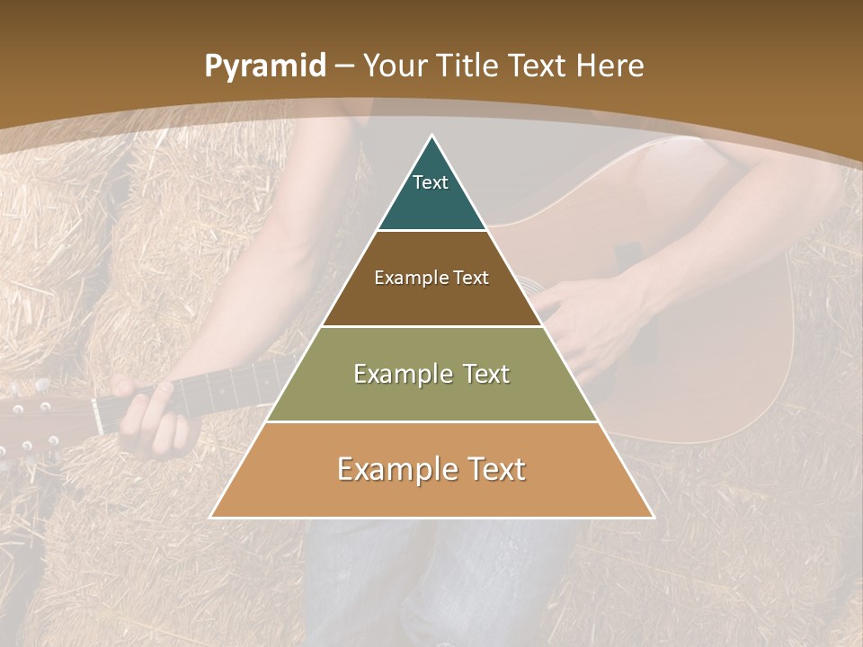 Country Guitar PowerPoint Template