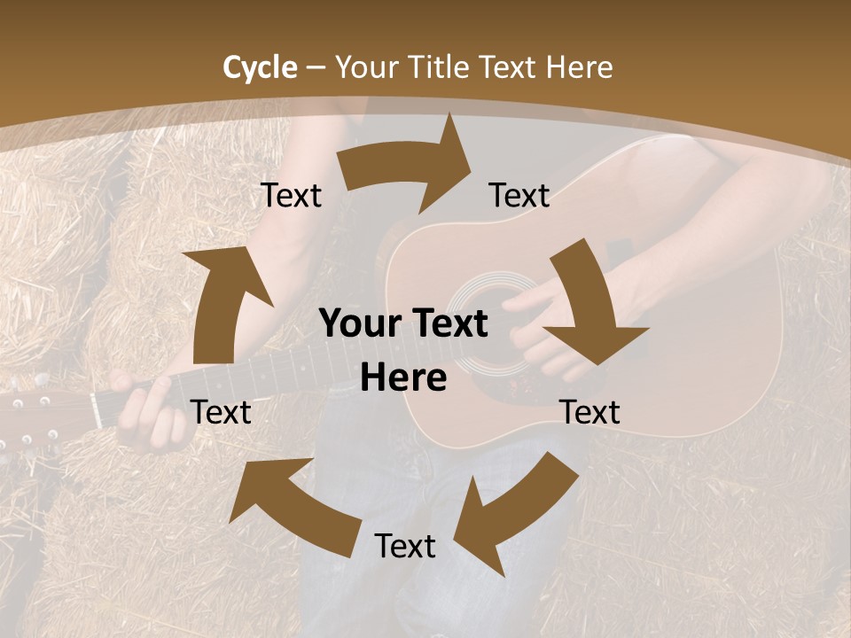 Country Guitar PowerPoint Template