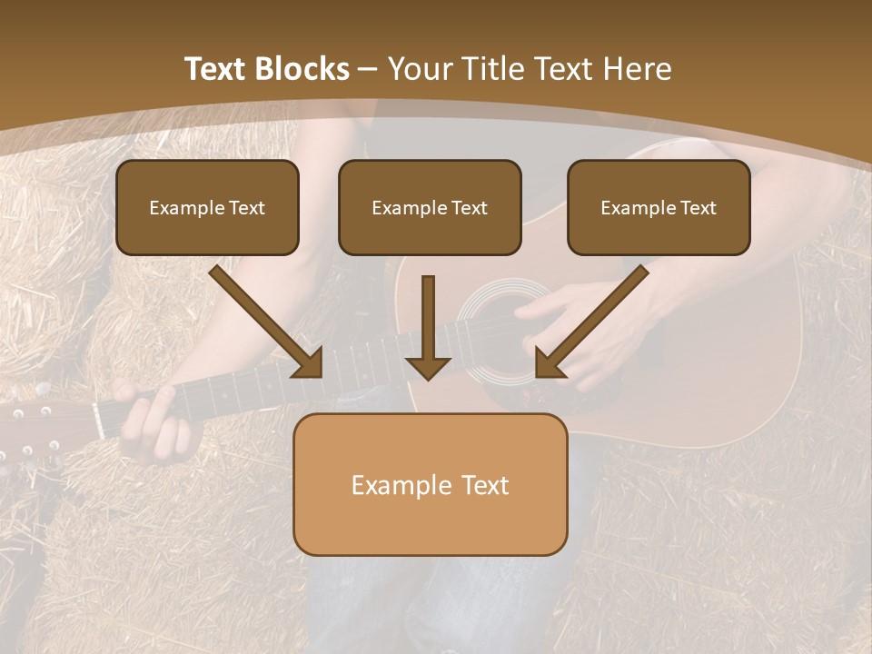 Country Guitar PowerPoint Template