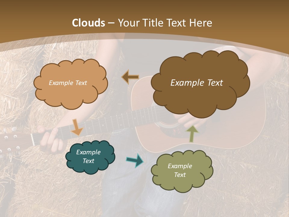 Country Guitar PowerPoint Template
