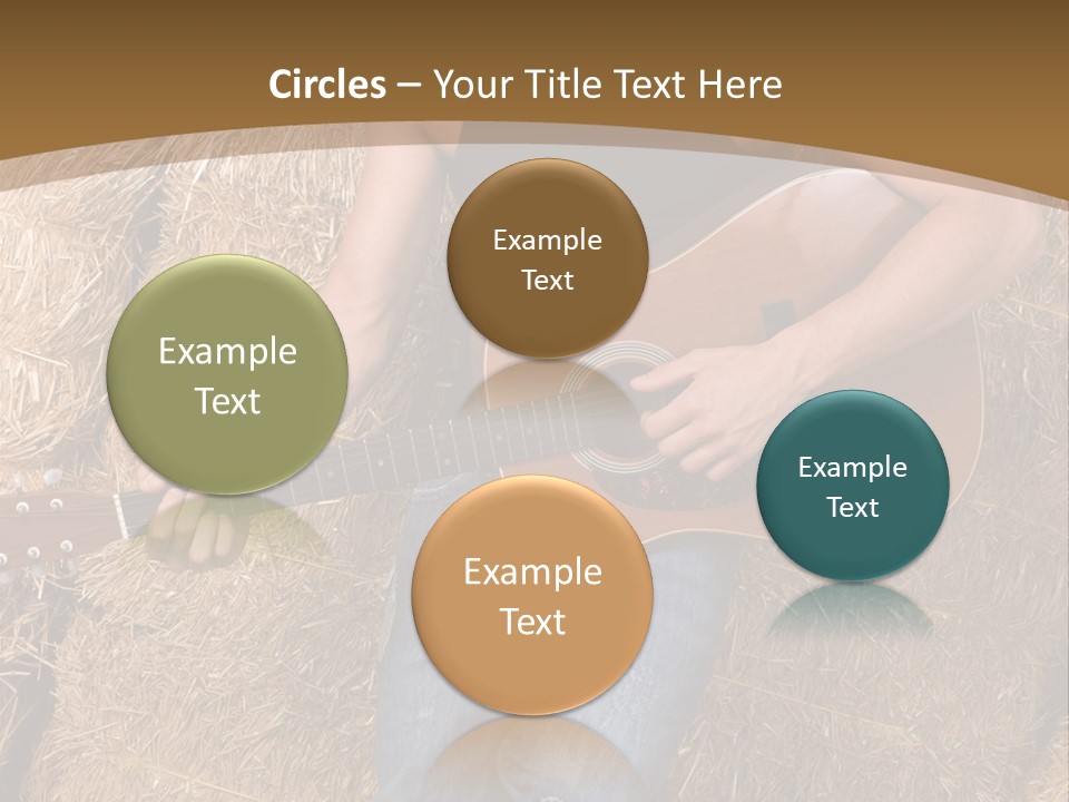 Country Guitar PowerPoint Template