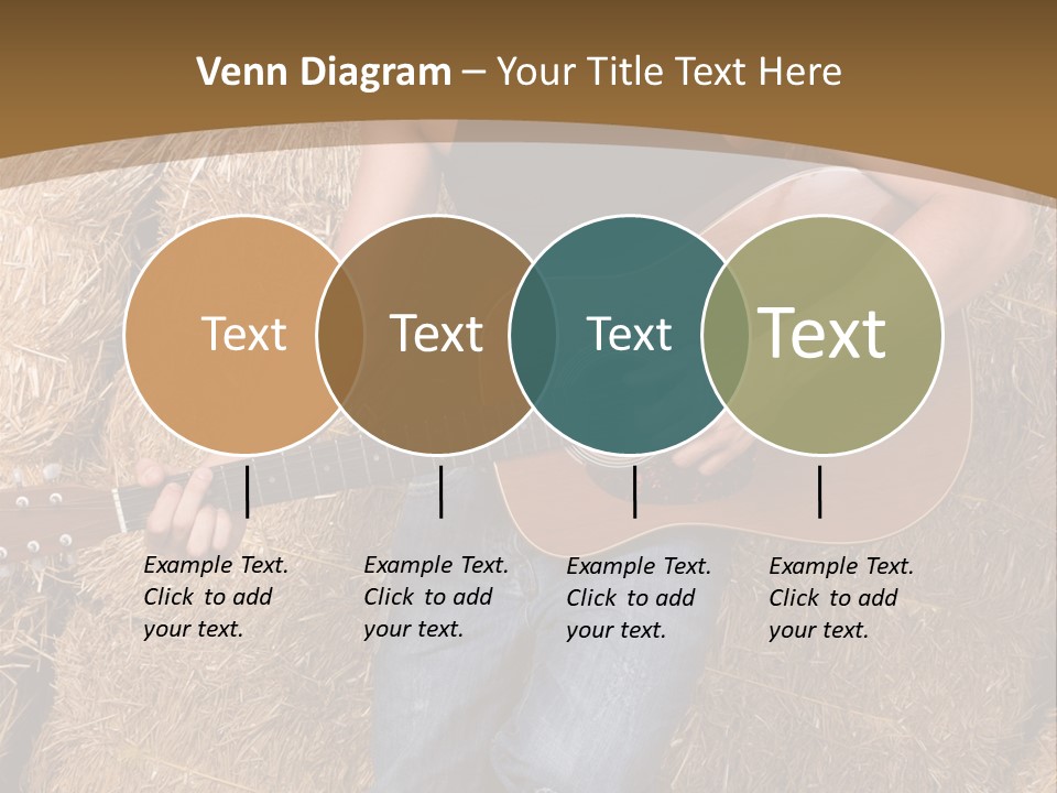 Country Guitar PowerPoint Template