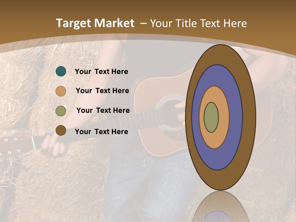 Country Guitar PowerPoint Template