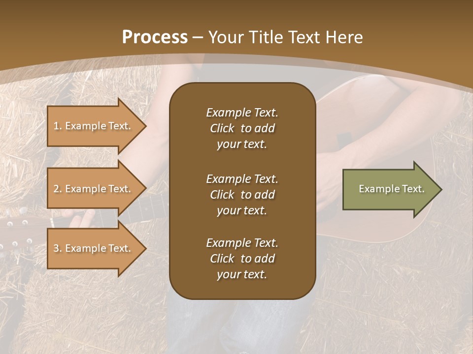Country Guitar PowerPoint Template