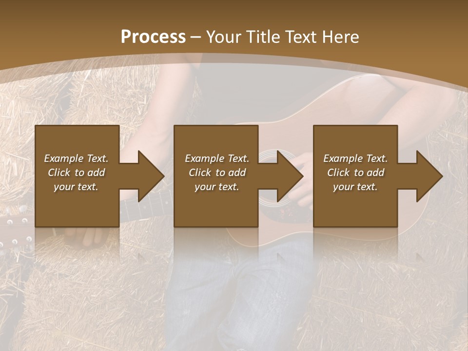 Country Guitar PowerPoint Template