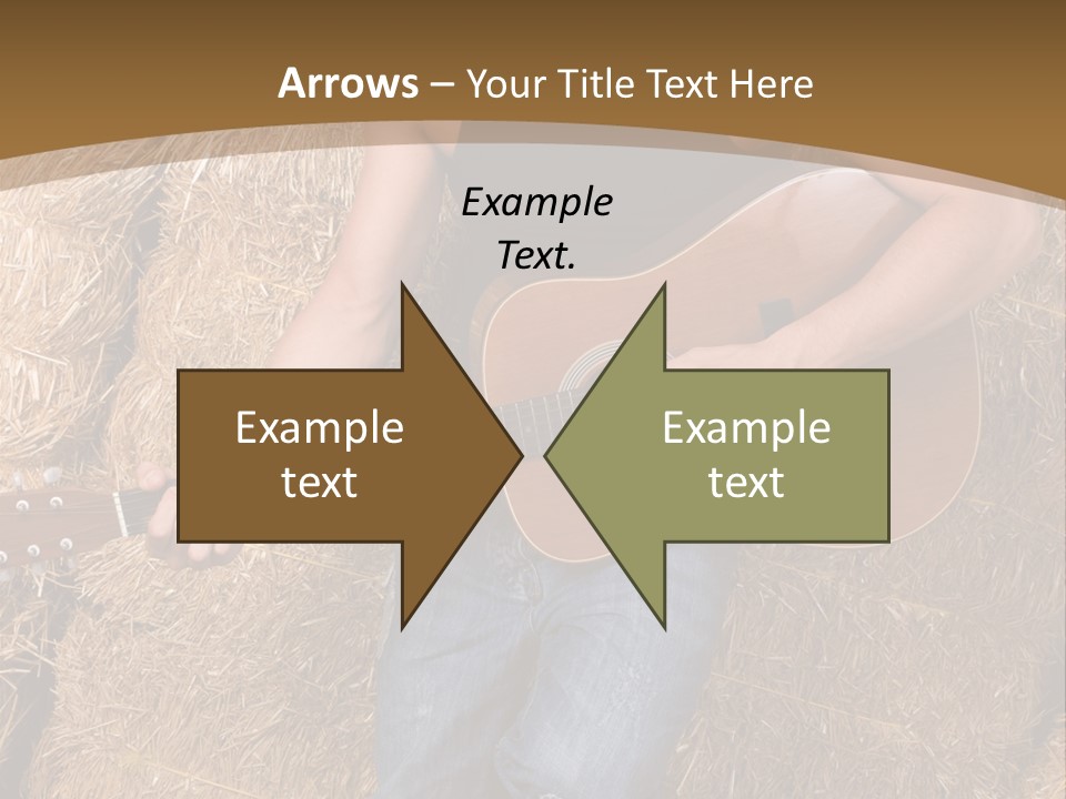 Country Guitar PowerPoint Template