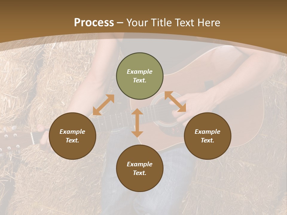 Country Guitar PowerPoint Template