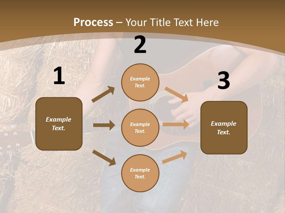 Country Guitar PowerPoint Template