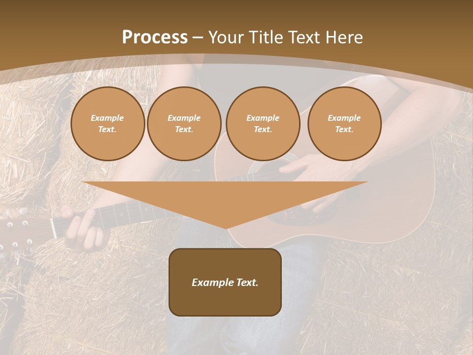 Country Guitar PowerPoint Template