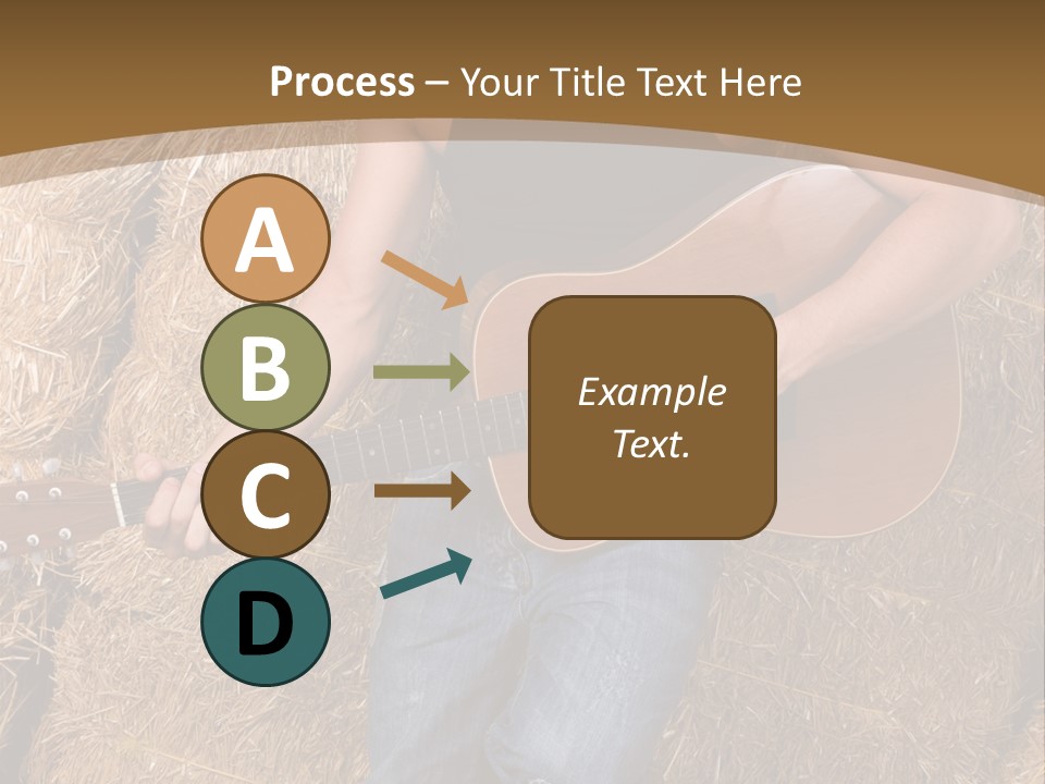 Country Guitar PowerPoint Template