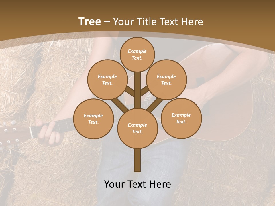 Country Guitar PowerPoint Template