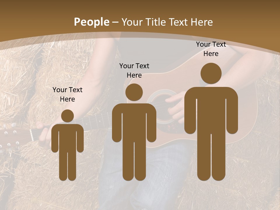 Country Guitar PowerPoint Template