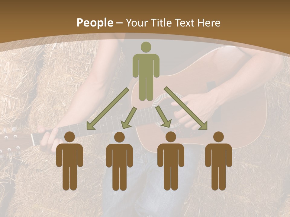 Country Guitar PowerPoint Template