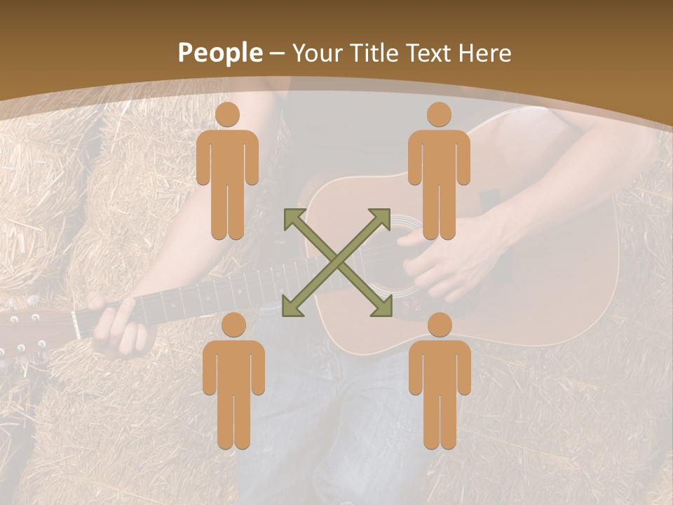 Country Guitar PowerPoint Template