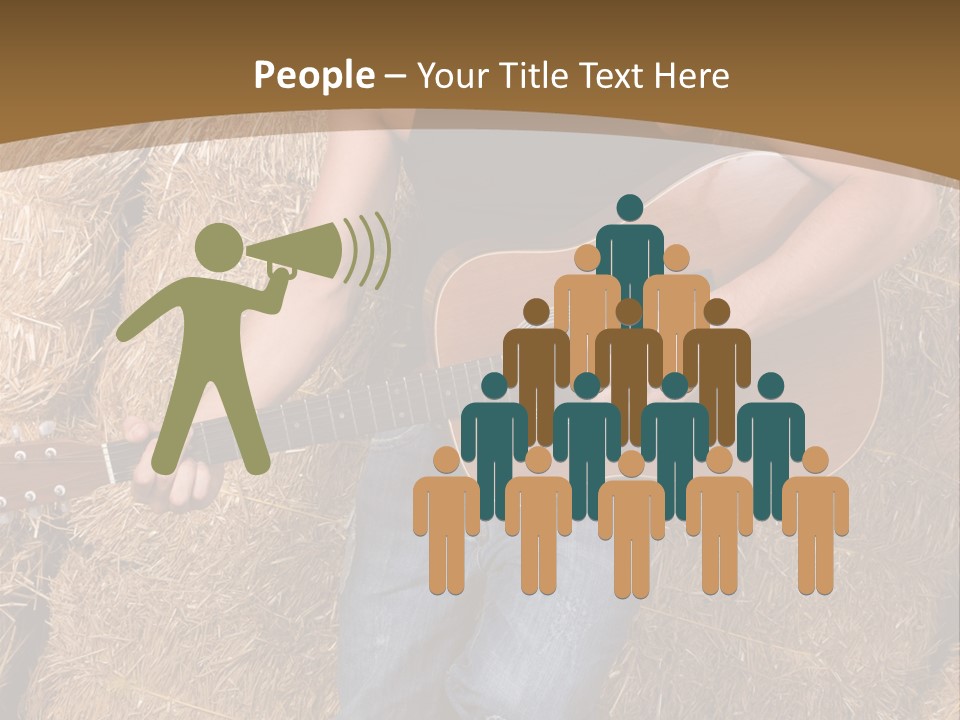 Country Guitar PowerPoint Template