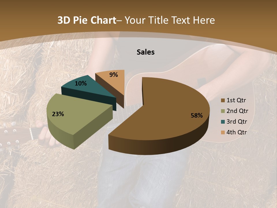 Country Guitar PowerPoint Template