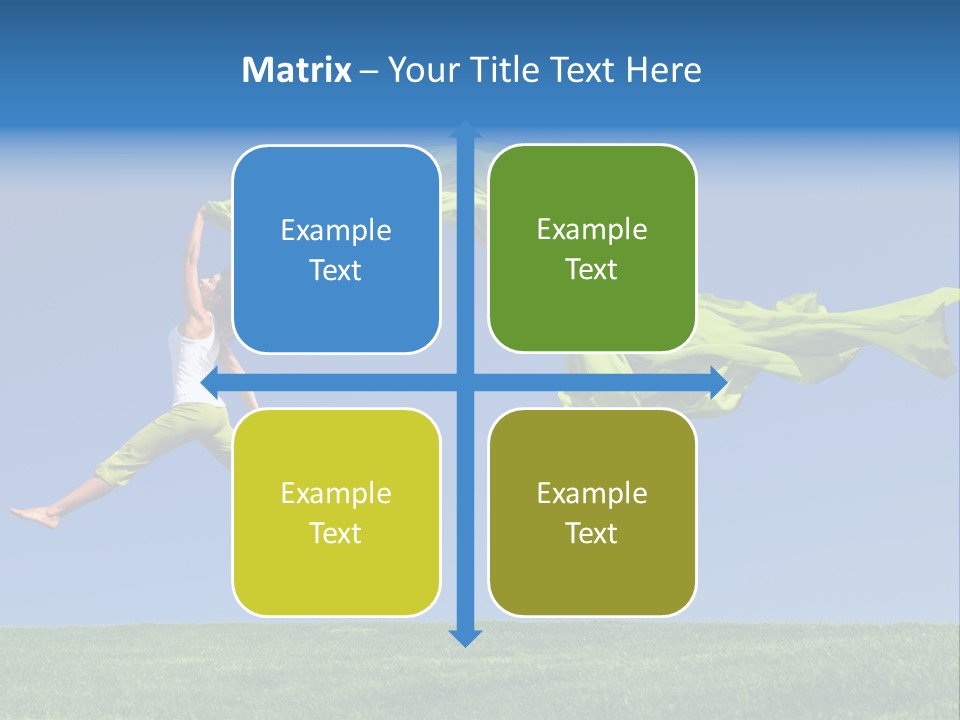 Slim Success Scarf PowerPoint Template