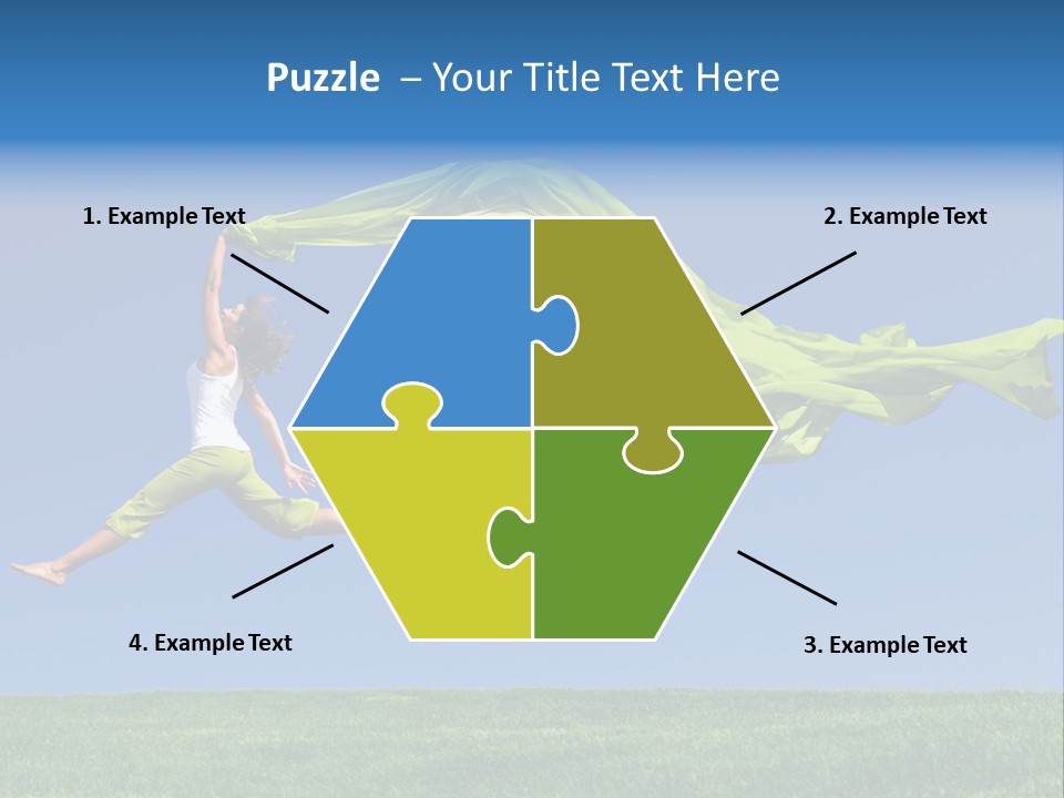 Slim Success Scarf PowerPoint Template