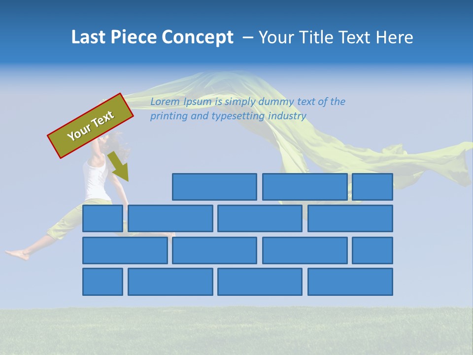 Slim Success Scarf PowerPoint Template