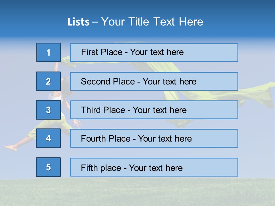 Slim Success Scarf PowerPoint Template