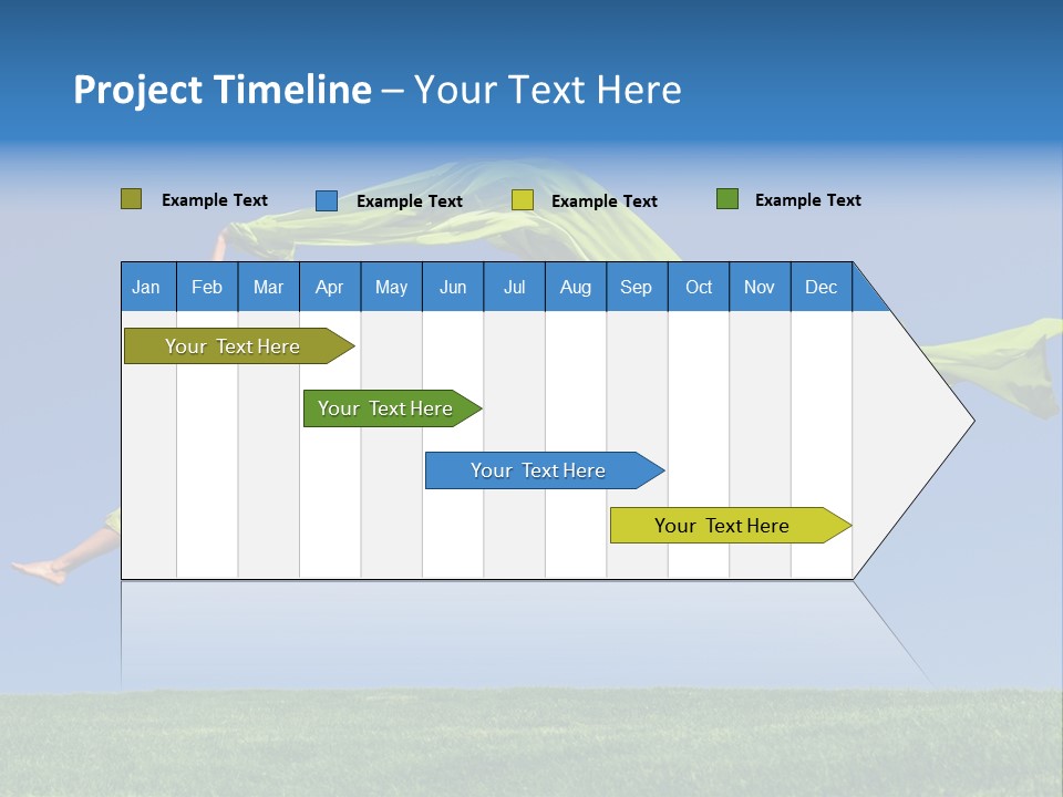 Slim Success Scarf PowerPoint Template