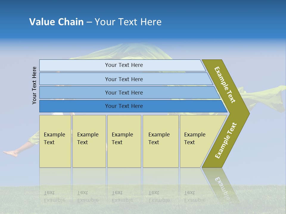 Slim Success Scarf PowerPoint Template