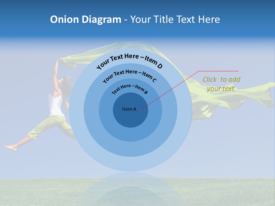 Slim Success Scarf PowerPoint Template