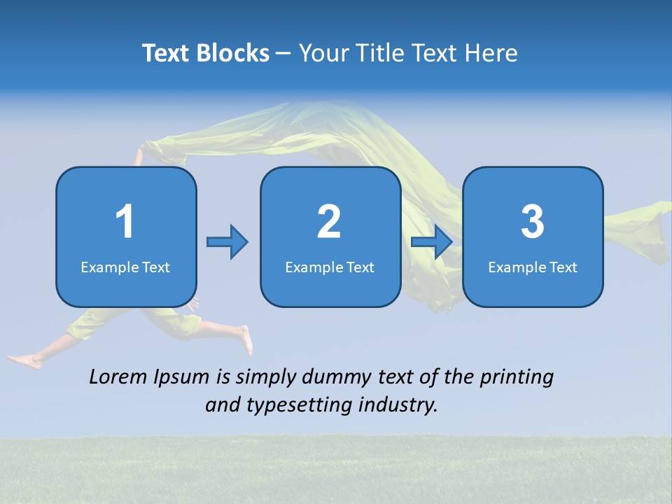 Slim Success Scarf PowerPoint Template