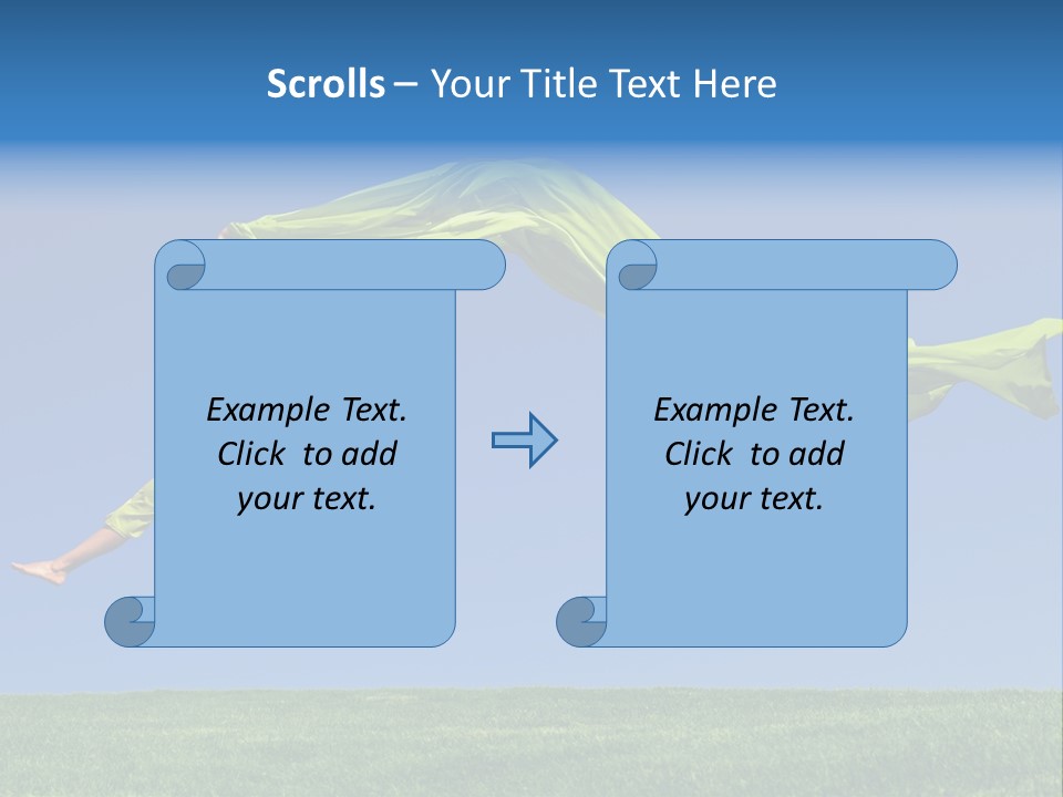 Slim Success Scarf PowerPoint Template