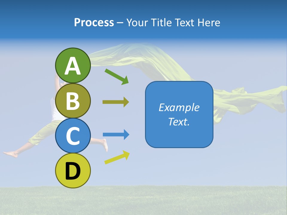 Slim Success Scarf PowerPoint Template