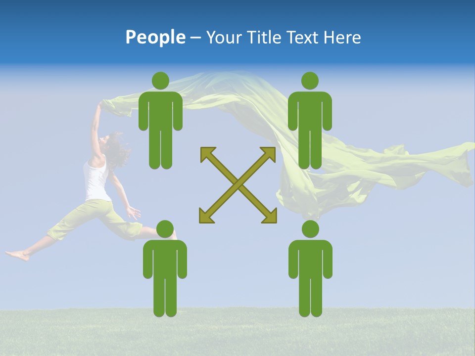 Slim Success Scarf PowerPoint Template