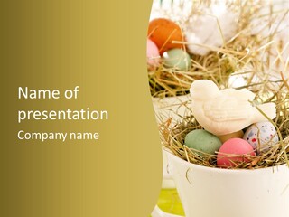 Chocolate Decoration Junk PowerPoint Template