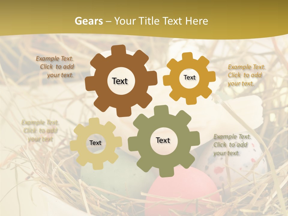 Chocolate Decoration Junk PowerPoint Template