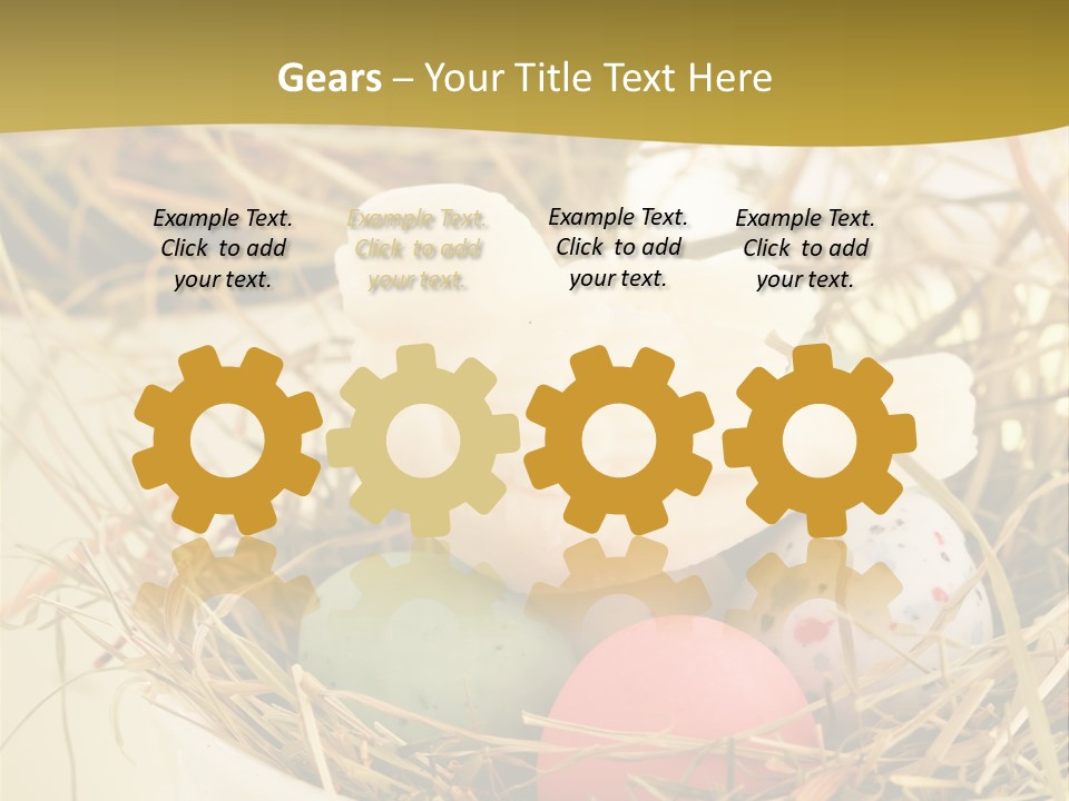 Chocolate Decoration Junk PowerPoint Template