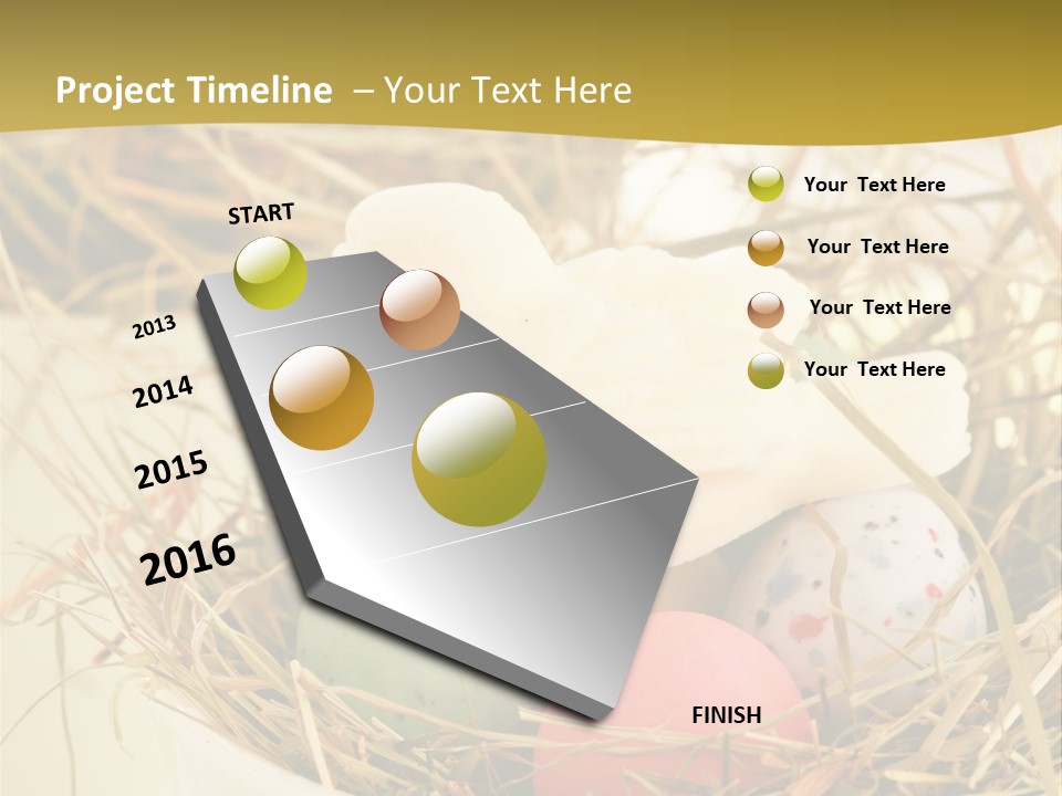 Chocolate Decoration Junk PowerPoint Template