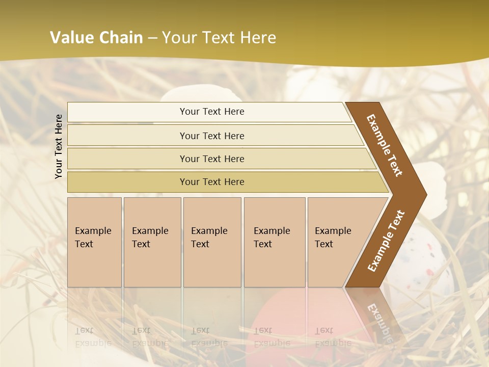 Chocolate Decoration Junk PowerPoint Template