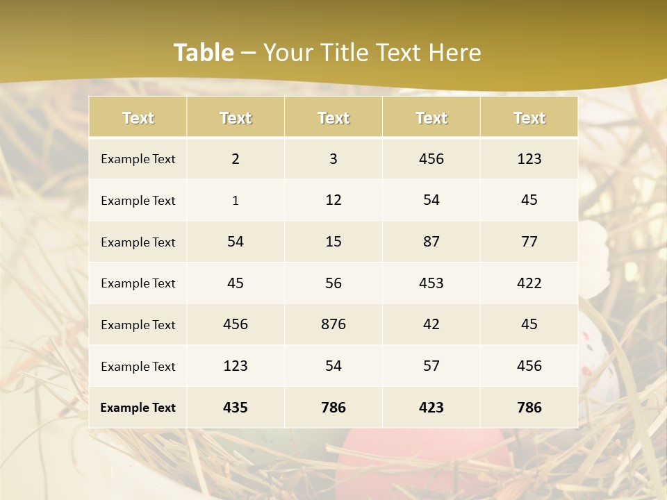 Chocolate Decoration Junk PowerPoint Template