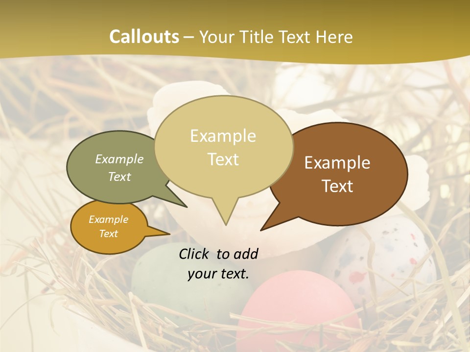 Chocolate Decoration Junk PowerPoint Template