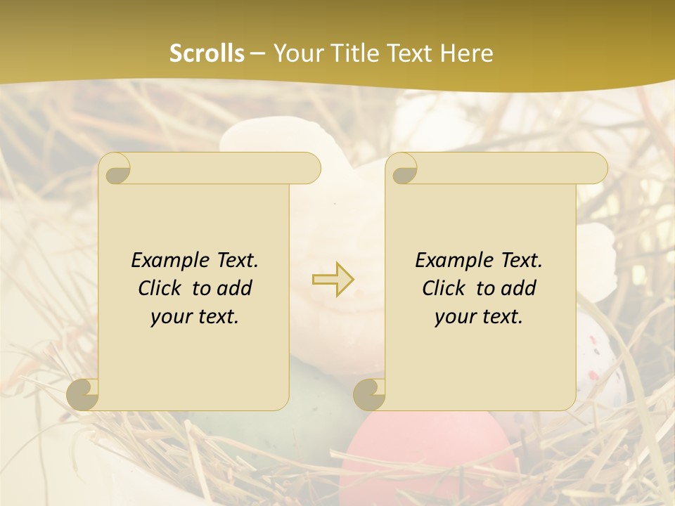 Chocolate Decoration Junk PowerPoint Template