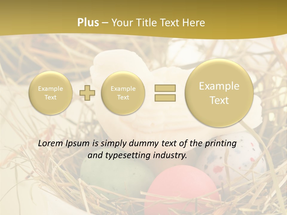 Chocolate Decoration Junk PowerPoint Template